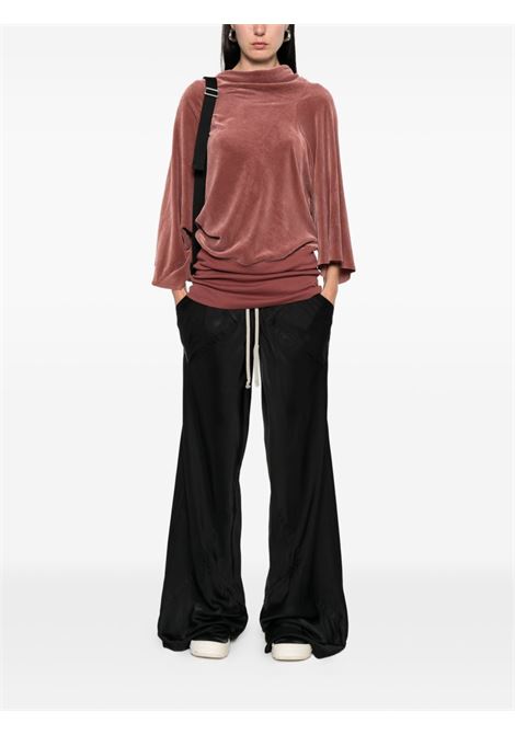 Pantaloni con coulisse in nero Rick owens - donna RICK OWENS | RP02E4304SCH09